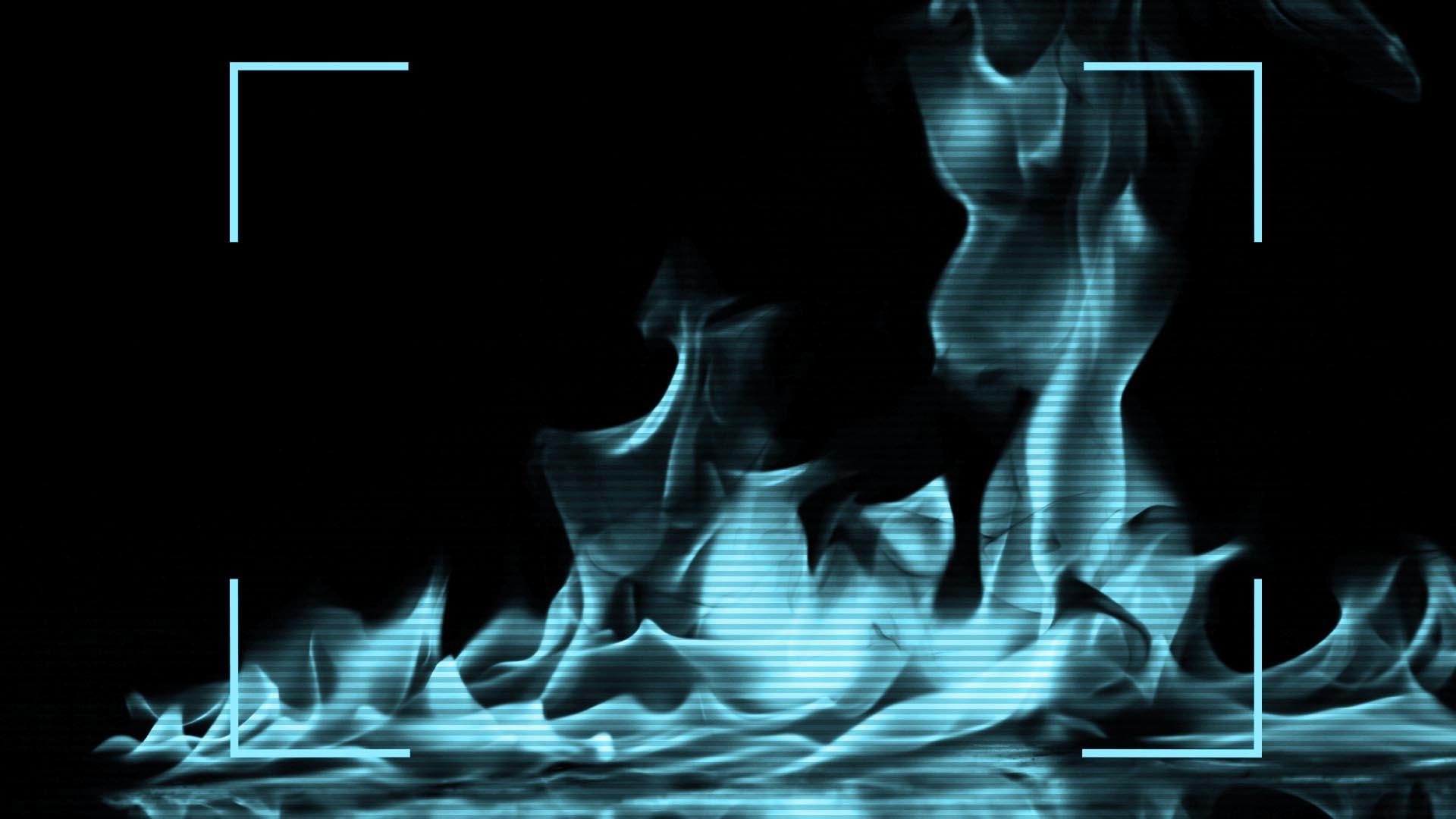 Le feu bleu de Yellowstone