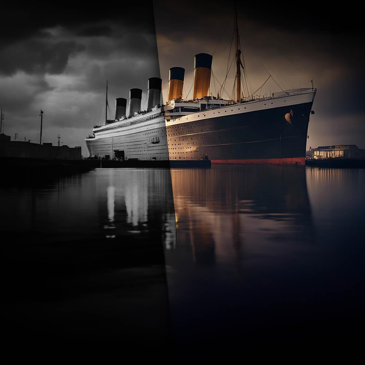 Titanic en couleur : les nouvelles images