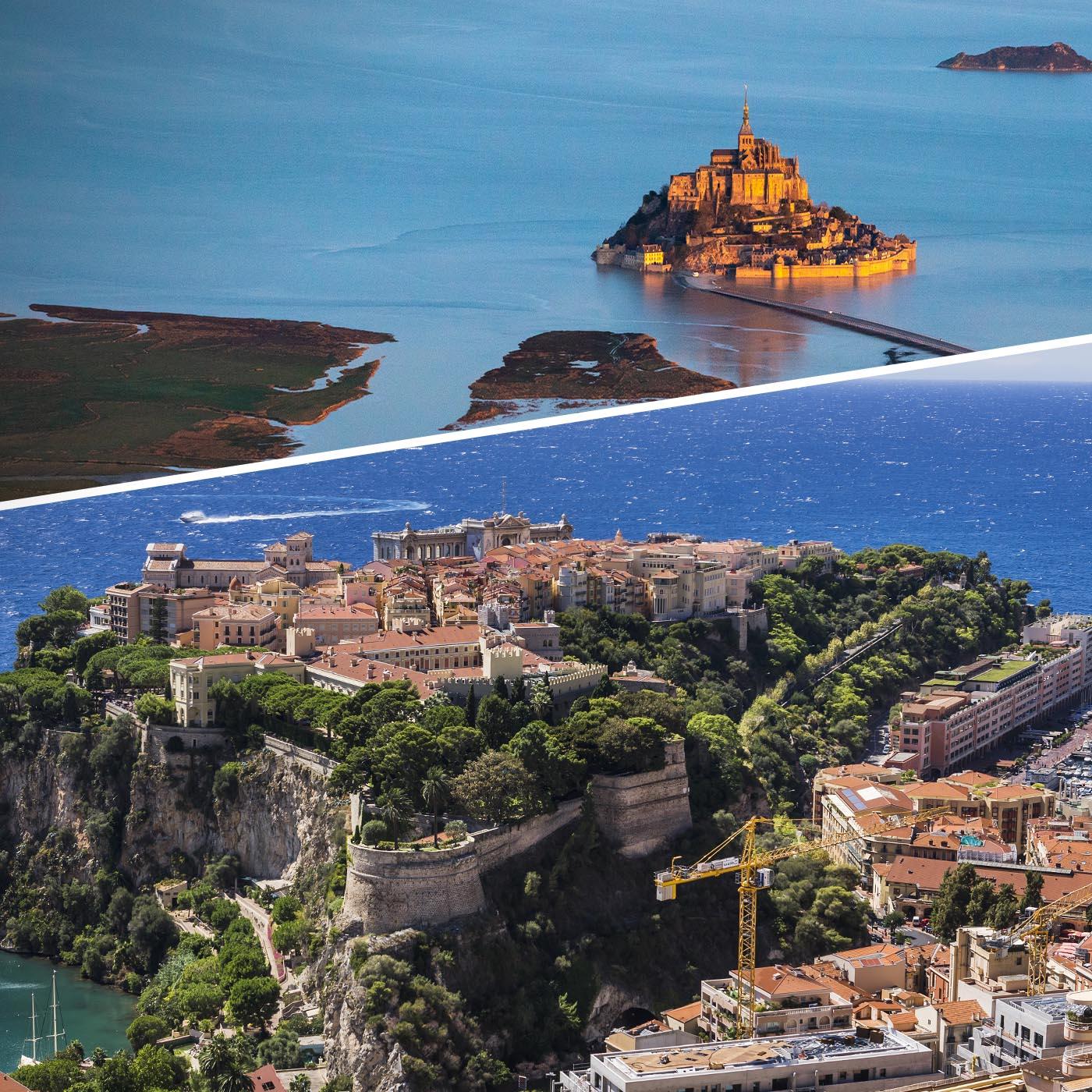 Mont St Michel, Monaco : défis XXL en mer