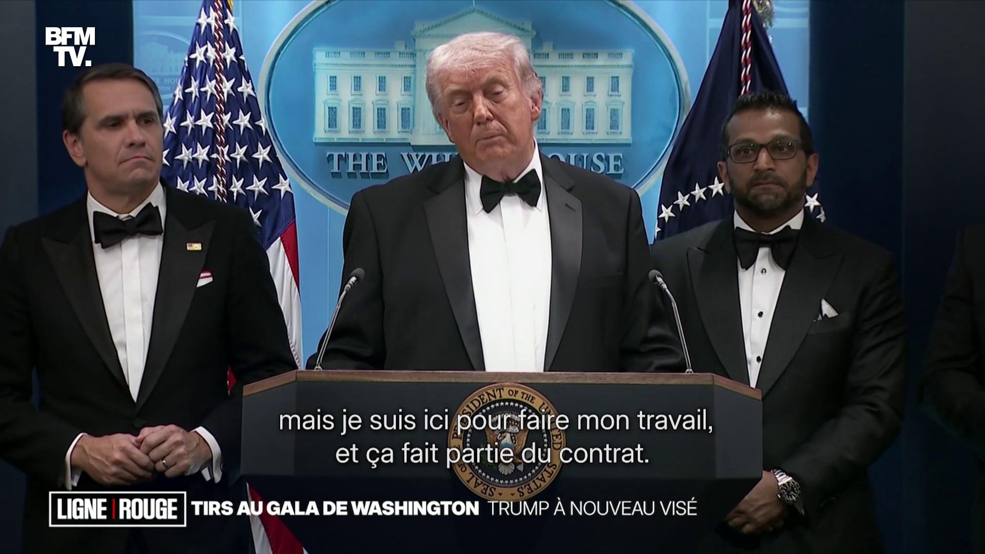 Tirs au dîner de Washington, Trump à nouveau visé