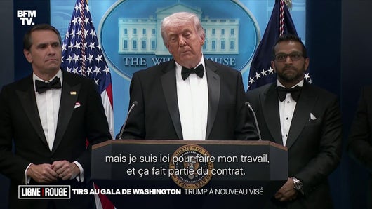 Tirs au dîner de Washington, Trump à nouveau visé