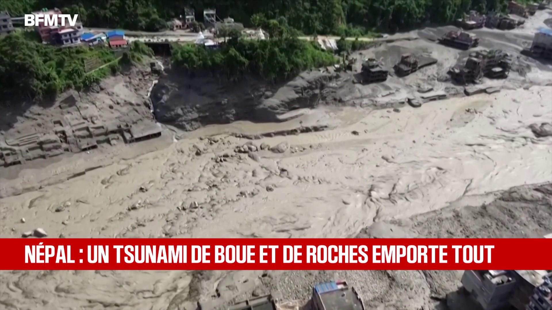 Vague géante au Népal, des centaines de disparus