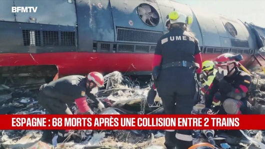 Espagne : 68 morts après une collision entre 2 trains