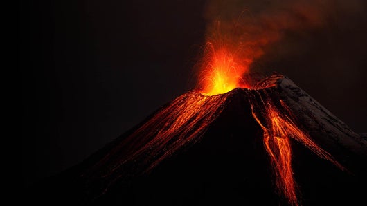Volcans géants cataclysmiques