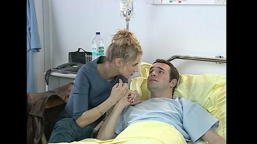À l'hôpital