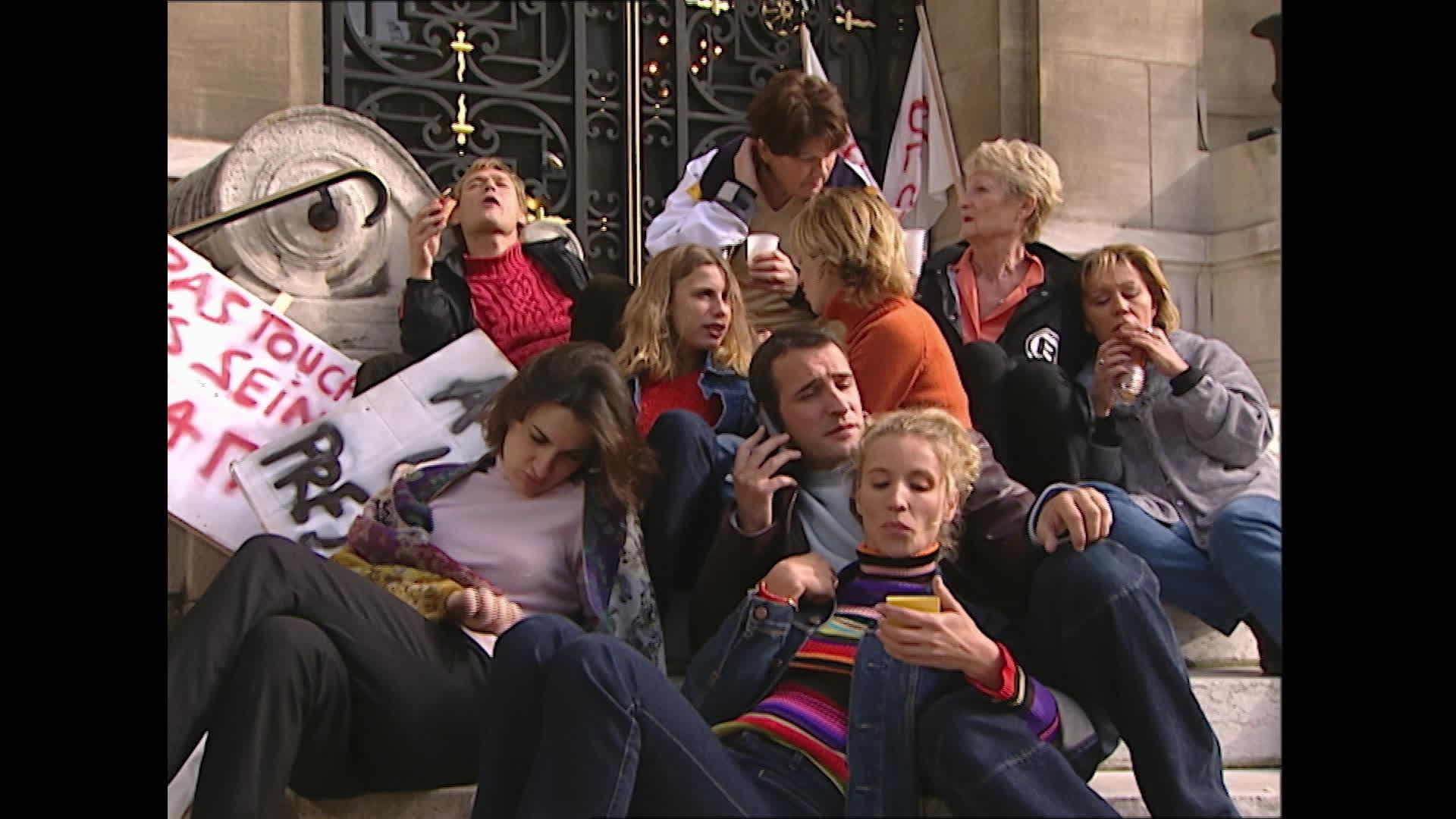 À la manifestation
