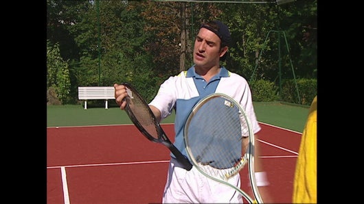 Au tennis avec Jeannette et Roger