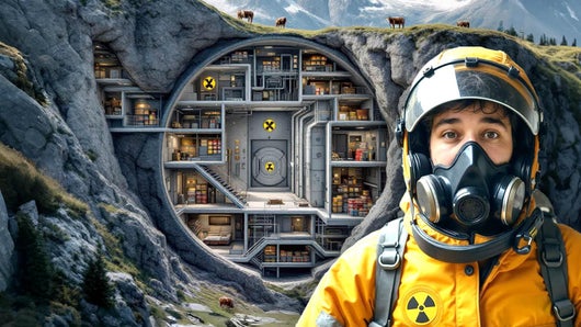 J’ai visité l’un des plus grands abris anti-atomique de ce pays frontalier qui en compte 370 000…