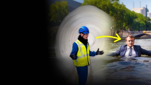 À l'intérieur du chantier titanesque pour rendre la Seine baignable pour les JO