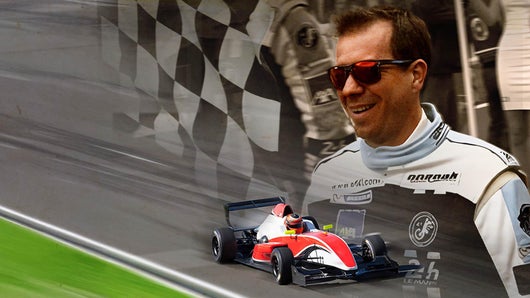 Fred Sausset, la course en tête