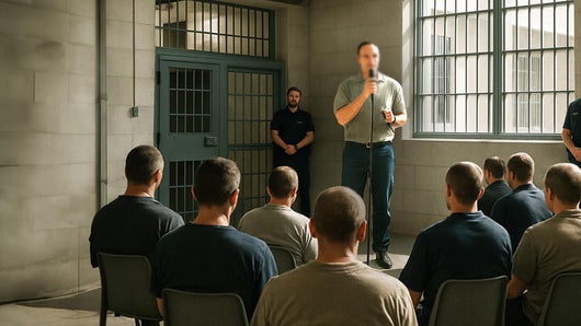 Immersion en prison pendant un concours d'éloquence