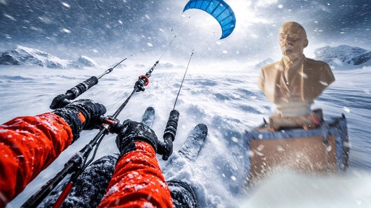 Ces deux français tentent de traverser l’Antarctique… en kit-ski !