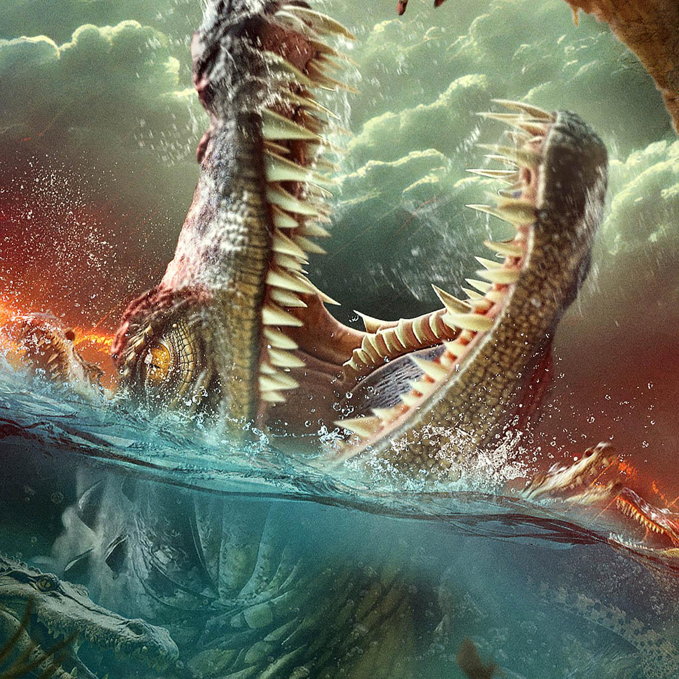 Crocodile swarm