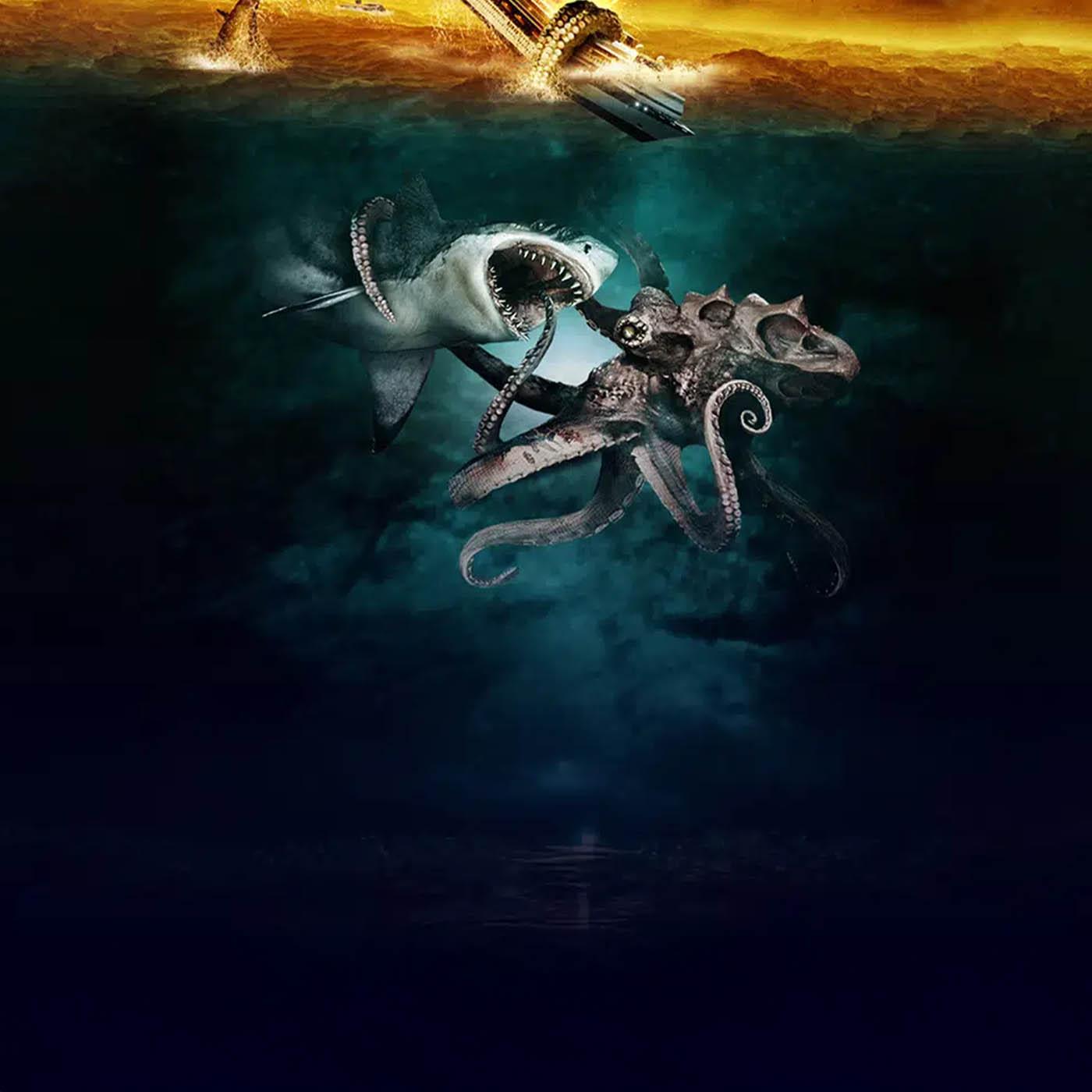 Mega Shark VS Giant Octopus