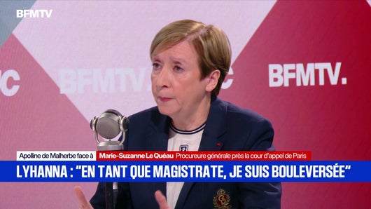 Marie-Suzanne Le Quéau face à Apolline de Malherbe