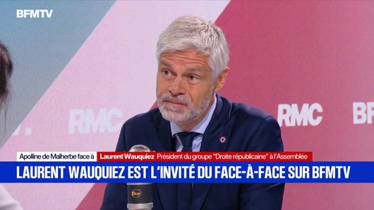 Laurent Wauquiez face à Apolline de Malherbe