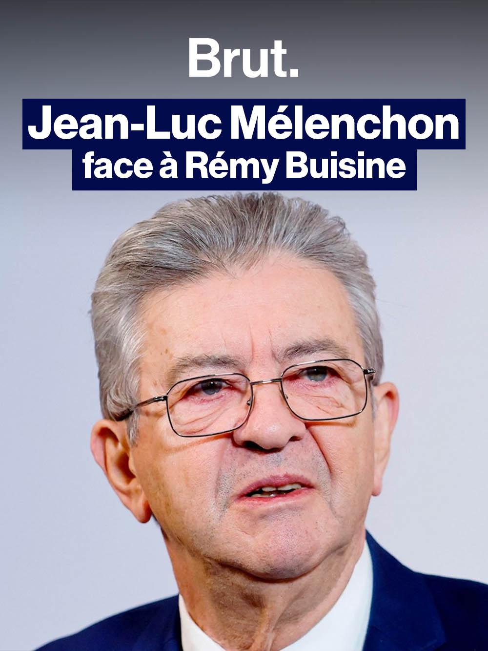 Jean-Luc Mélenchon répond aux questions de Rémy Buisine sur Brut