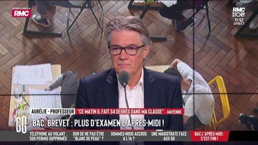 Bac, brevet... Plus aucun examen l'après-midi" à cause des risques de fortes chaleurs… La solution de facilité ?