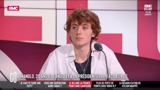 Manolo, étudiant de 20 ans candidat à la présidentielle, face aux GG !