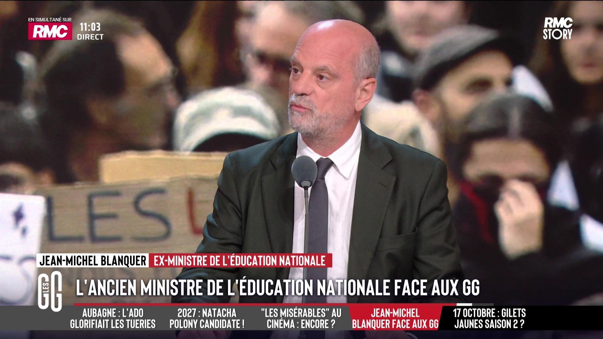 Jean-Michel Blanquer face aux GG