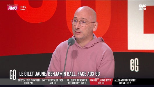 Benjamin Ball, cofondateur du site 17octobregiletjaune.net, face aux GG