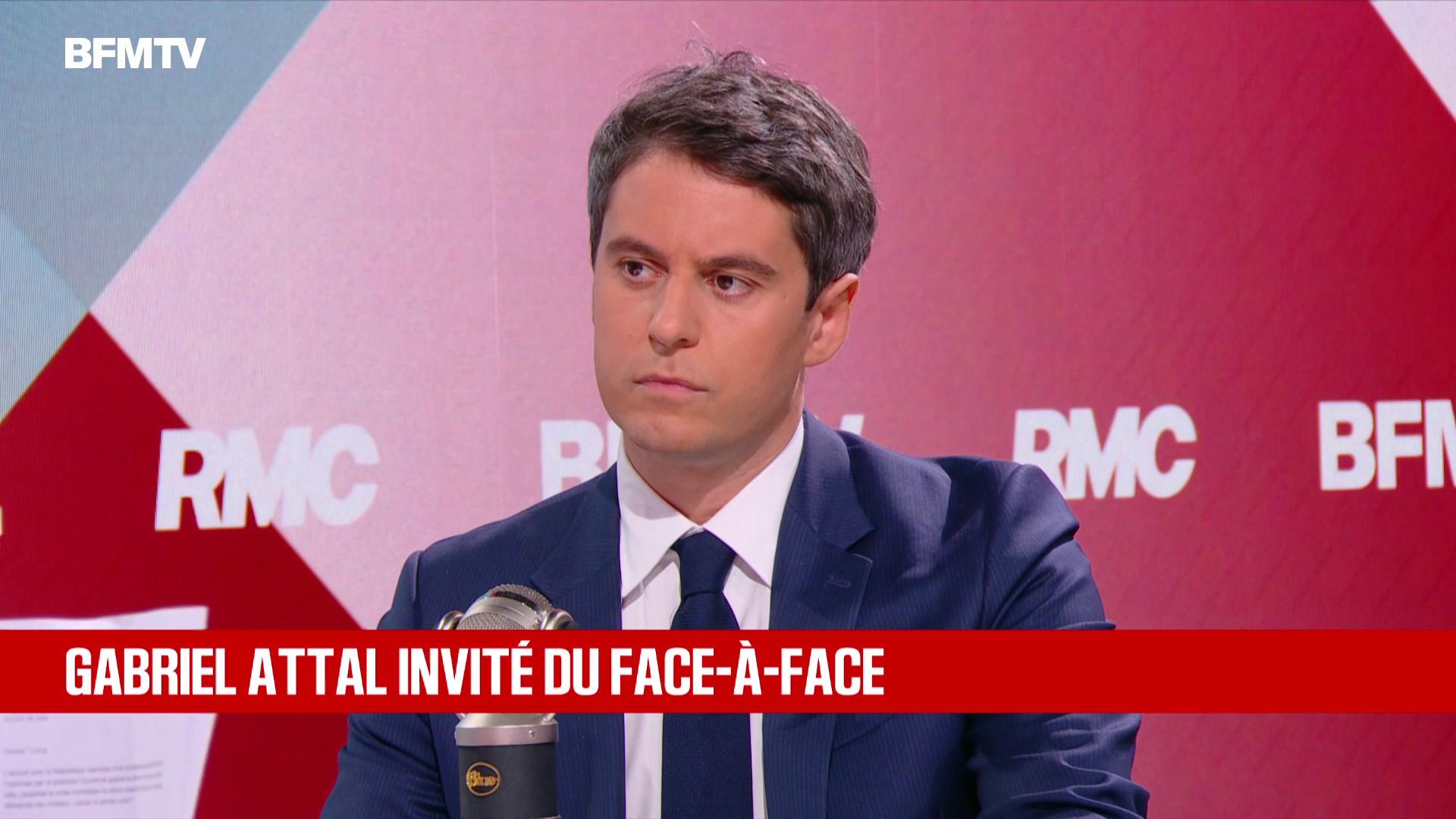 Gabriel Attal face à Apolline de Malherbe