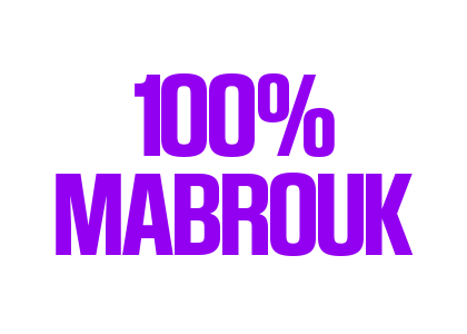 100% Mabrouk