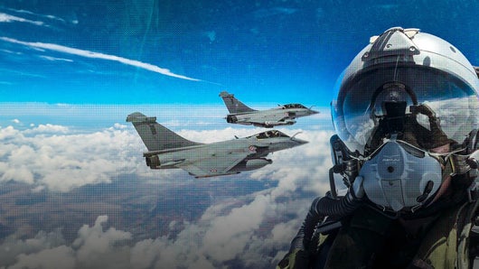 J'ai testé pour la première fois un vol en Rafale