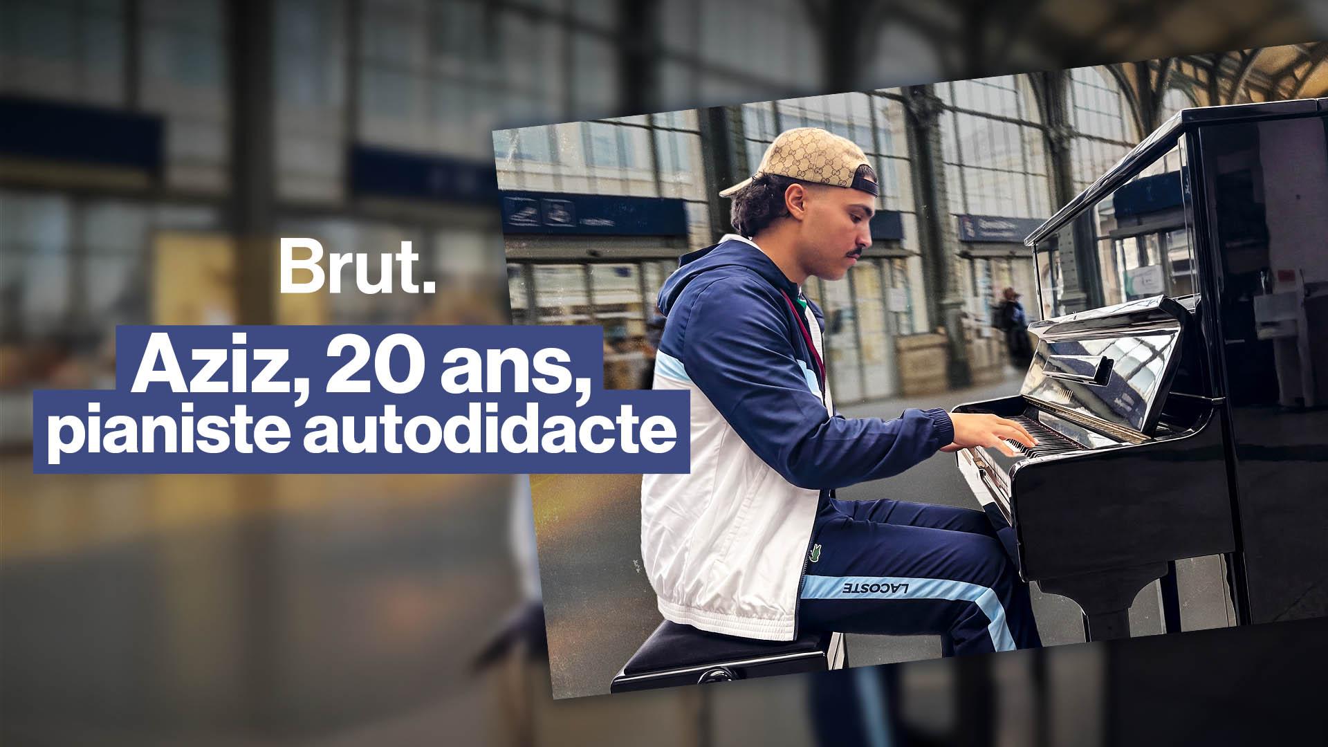Aziz, 20 ans, pianiste autodidacte