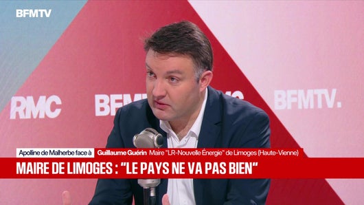Guillaume Guérin face à Apolline de Malherbe