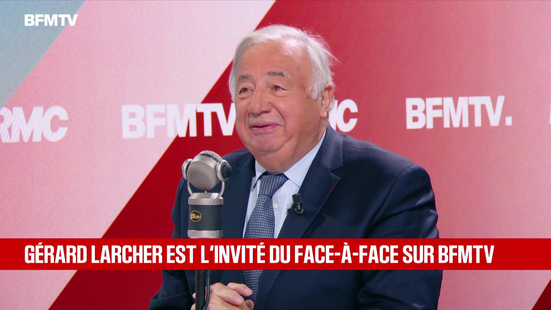 Gérard Larcher face à Apolline de Malherbe