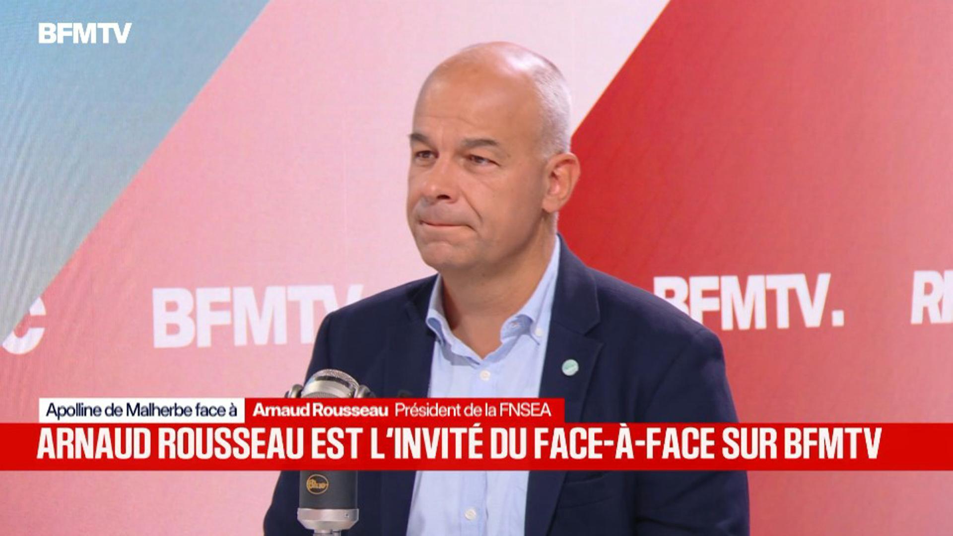 Arnaud Rousseau face à Apolline de Malherbe