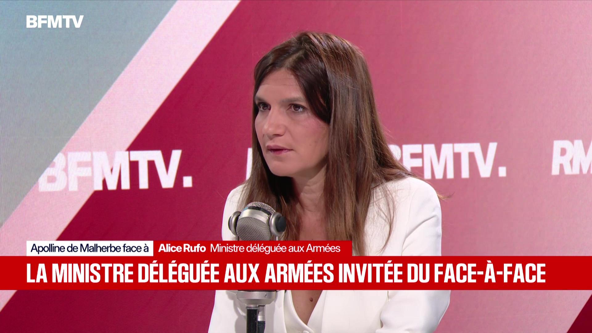Alice Rufo face à Apolline de Malherbe