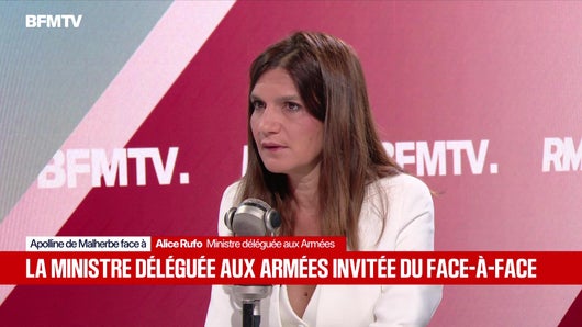 Alice Rufo face à Apolline de Malherbe