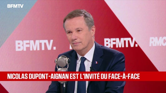 Nicolas Dupont-Aignan face à Marie Chantrait