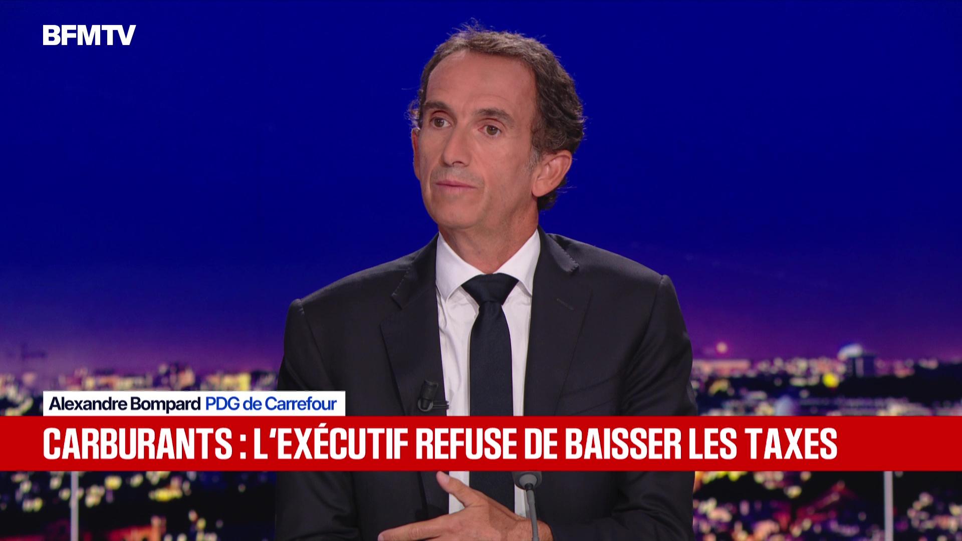 Carburant, pouvoir d’achat : Alexandre Bompard, PDG de Carrefour s’exprime