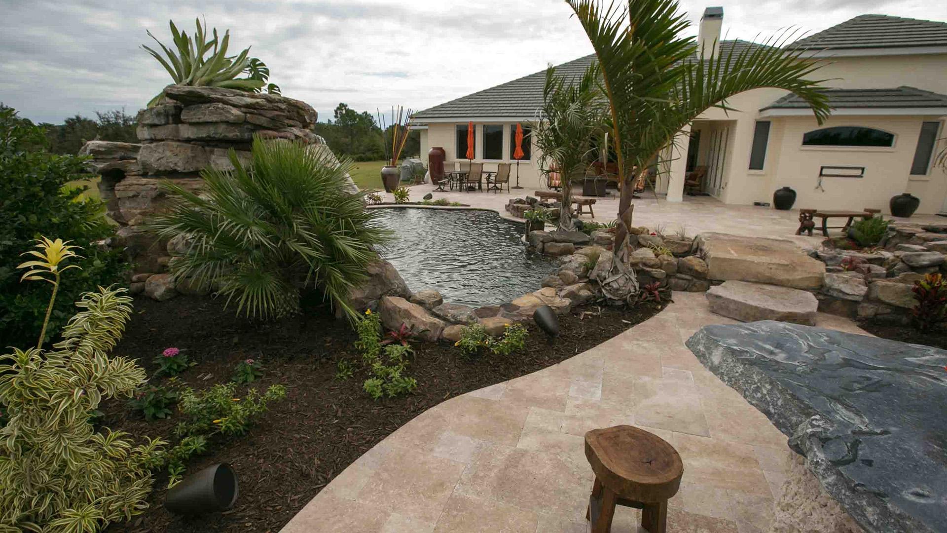 Les Caraïbes dans le jardin