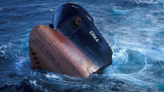 Le naufrage de l'Erika