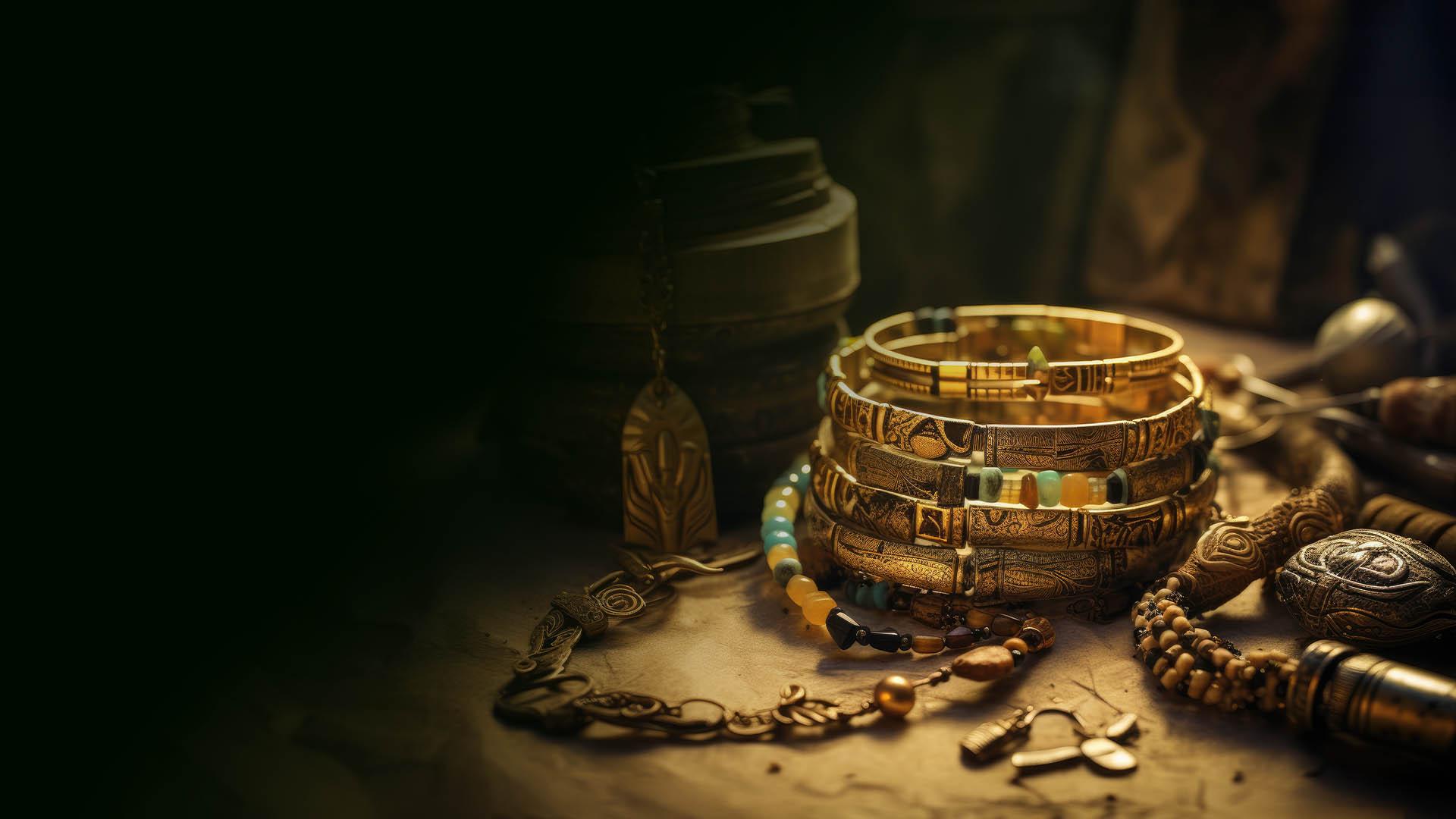 La momie aux bijoux d'or