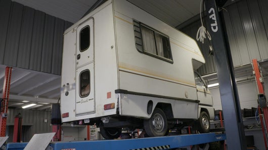 Remise en état d'un camping-car