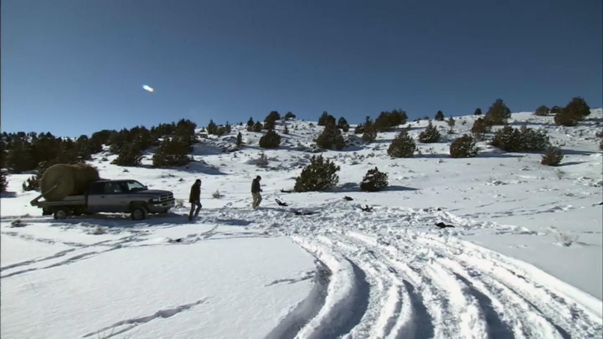 Grève en plein hiver