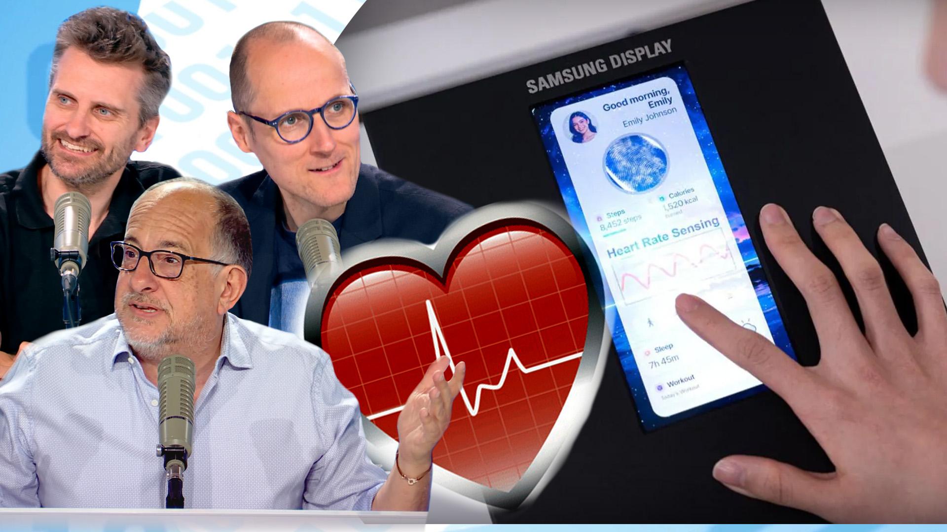 Samsung imagine un écran qui mesure votre fréquence cardiaque