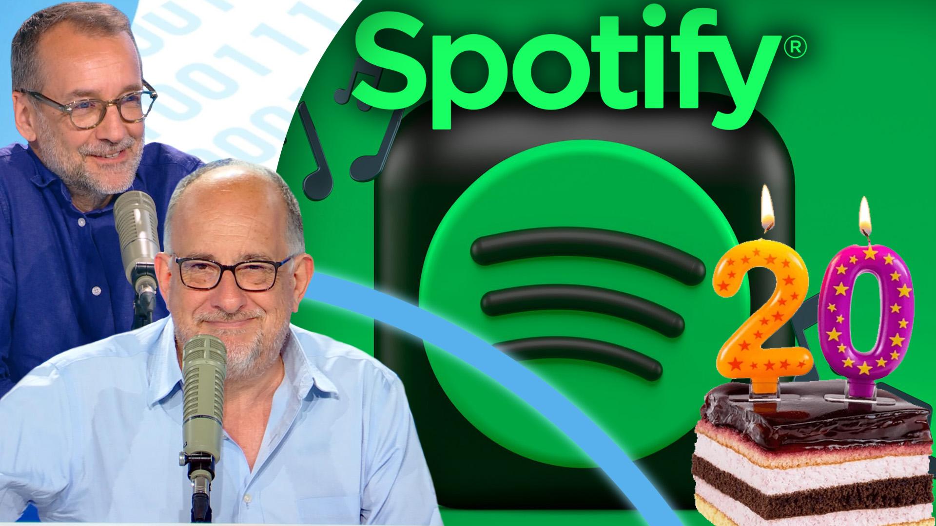 Spotify, le streaming musical qui a tout changé fête ses 20 ans.