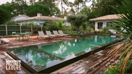 Piscine à débordement au Cap Ferret