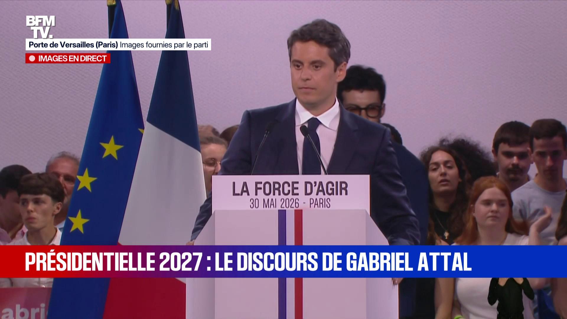 Le discours de Gabriel Attal