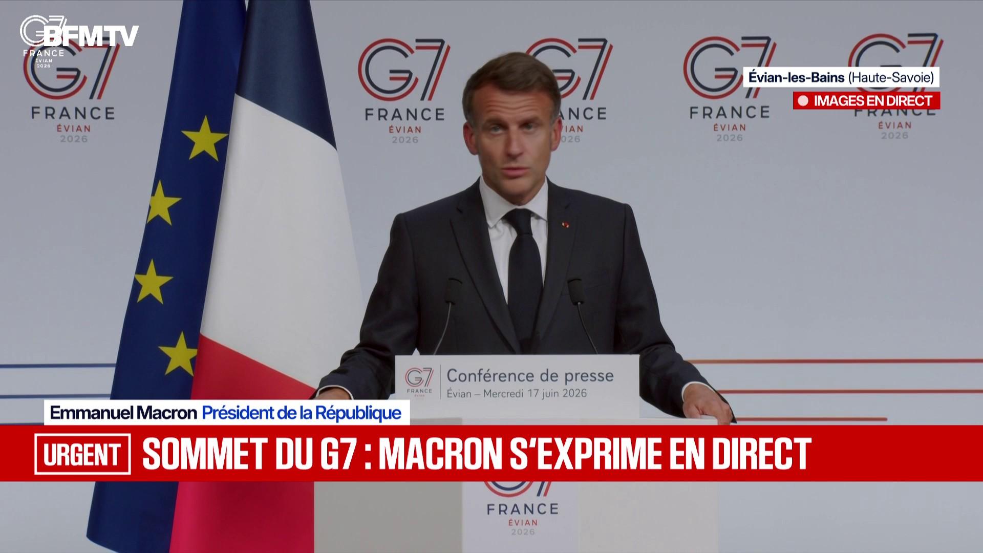 Le bilan du G7 : la conférence de presse d'Emmanuel Macron