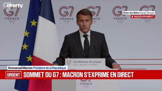 Le bilan du G7 : la conférence de presse d'Emmanuel Macron