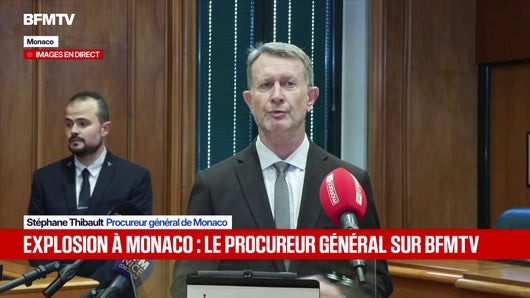 Explosion à Monaco : le point presse du procureur