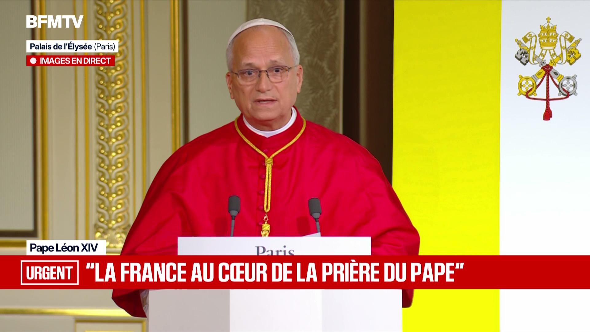 Le discours du Pape Léon XIV depuis l'Elysée