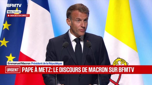 Pape Léon XIV à Metz : le discours d'Emmanuel Macron